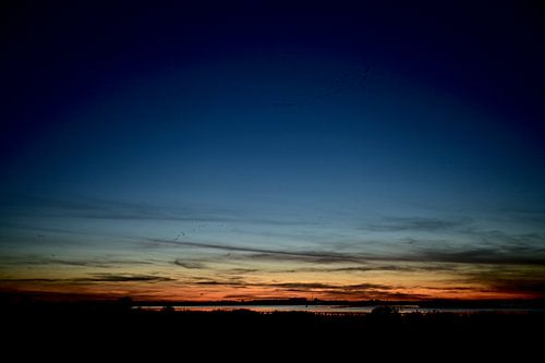 Sunset over Lake Dane in Roegwold