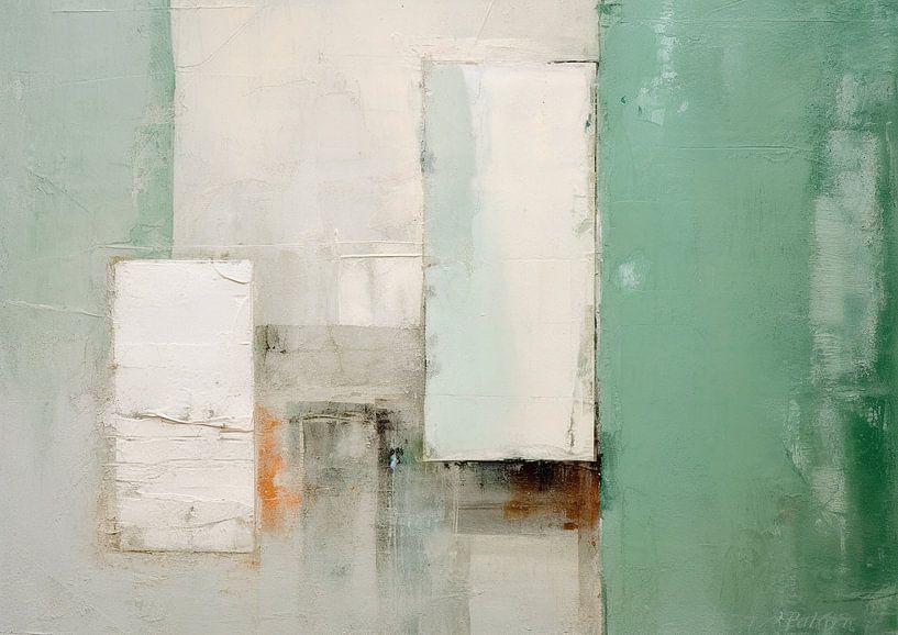 Vert tendre Gris 153.27 par La collection ARTEO