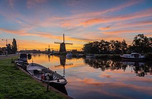 Zonsopkomst bij de Alkmaarse Molenkade