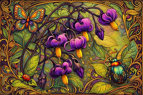 Art nouveau doux-amer