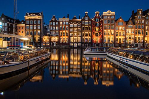 Damrak au crépuscule