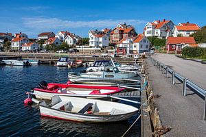 Hafen in Mollösund in Schweden