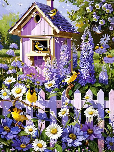 Vogelgeluk in de Lentetuin