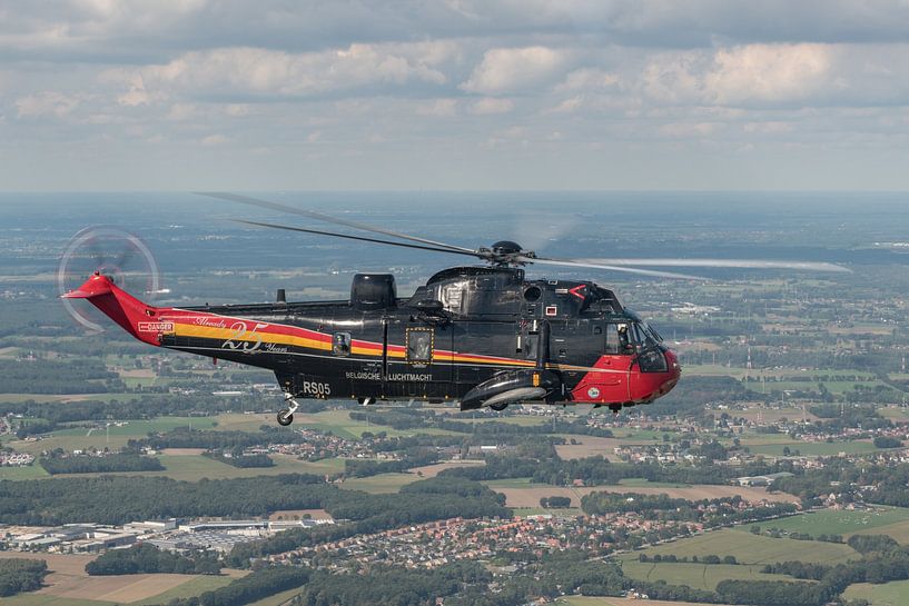 L'hélicoptère RS05 Sea King du 40e Small Part Search and Rescue de la Force aérienne belge photograp par Jaap van den Berg