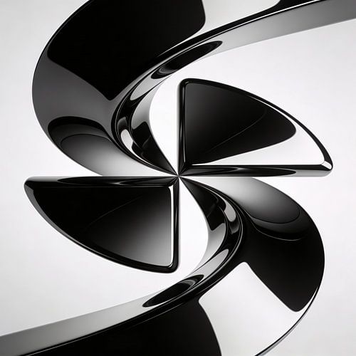 Formes spiralées dynamiques en métal liquide