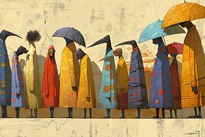 Peinture colorée