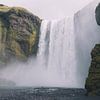 Skogafoss waterval  van Thea.Photo