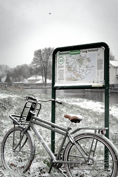 Fietspauze van Jan van der Knaap