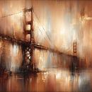 Golden Gate Bridge van FoXo Art thumbnail