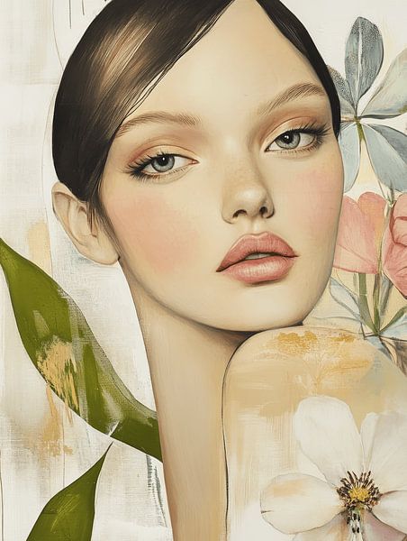 Modern portret van Carla Van Iersel