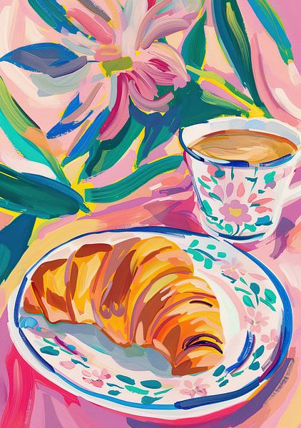 Café par Peinture Abstraite