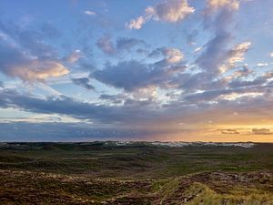 Sylt, Blick über die Dünenlandschaft von List