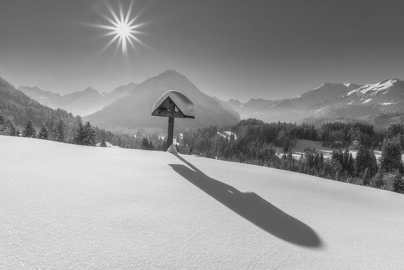Winter in Allgäu van Walter G. Allgöwer