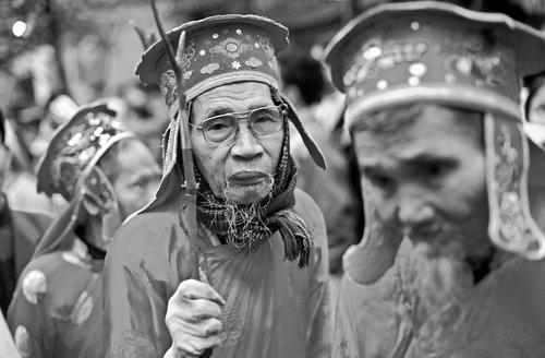 Boeddhistische ceremonie in Hanoi - Vietnam