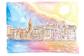 Gaeta Lazio Italie Vue sur la Méditerranée