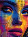 Digital Depths - Halftone Female Vision by Eva Lee thumbnail