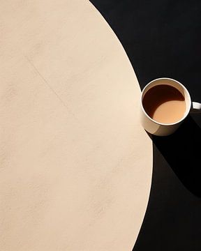 Minimalistsch kopje koffie van Studio Allee