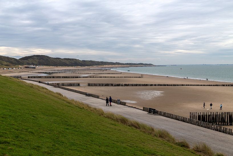 Strand Zoutelande von MSP Canvas