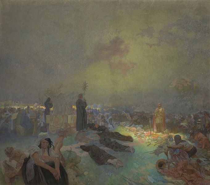 Na de Slag om Vítkov Hill, Alphonse Mucha van Meesterlijcke Meesters