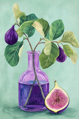 Ripe Figs in Violet no.2