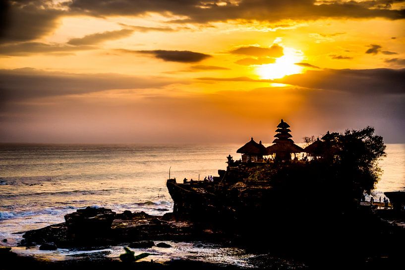 Coucher de soleil Tanah Lot par Lex Scholten