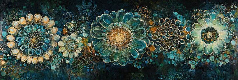 Bloemencanvas | Levendige Bloem Kunst van De Mooiste Kunst