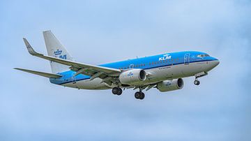 Avion de ligne KLM Boeing 737-700. sur Jaap van den Berg