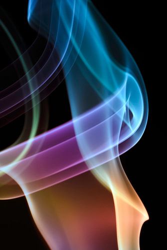 Beautiful Smoke on a black backdrop.