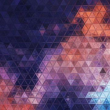 Mosaic blue purple #mosaic by JBJart Justyna Jaszke