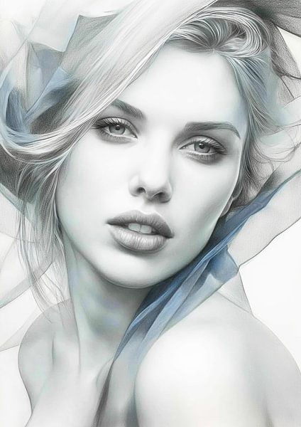 The Silent Power of a Piercing Gaze by Color Square