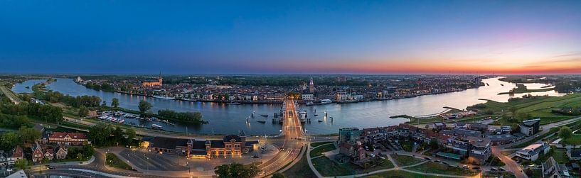 Kampen springtime sunset aerial view by Sjoerd van der Wal Photography