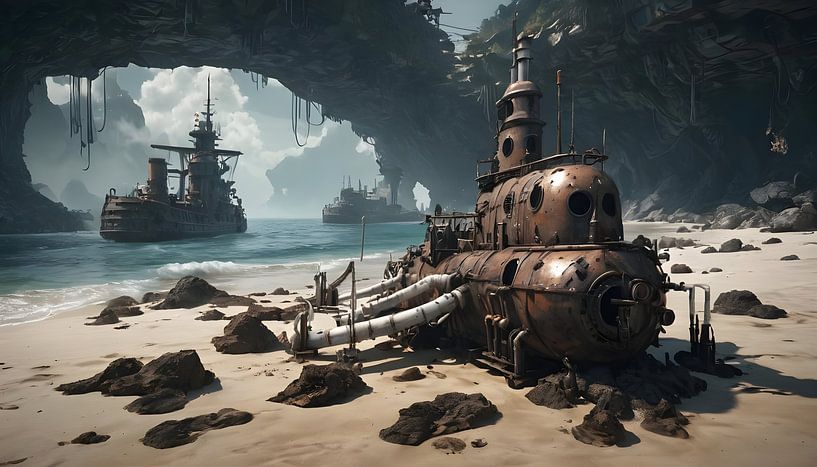Flotsam and jetsam, steampunk by Nick Wendt