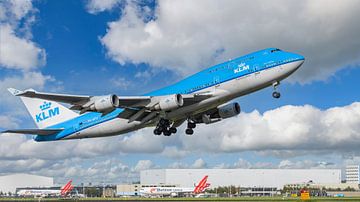 KLM Boeing 747-400 beim Abheben von FotoCreatives