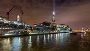Uitzicht op The Shard by night