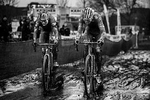 Cyclocross van der Poel et van Aert sur Herbert Huizer