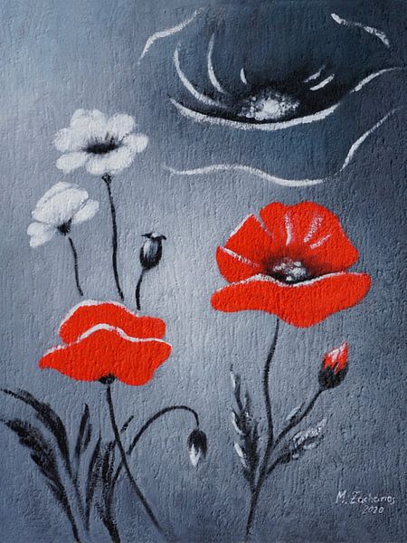 Rode papaver - Papaverbeeld van Marita Zacharias