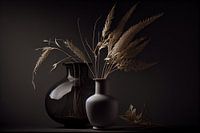 Brown modern still life