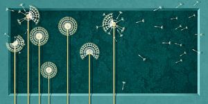 Pissenlits dans un design moderne