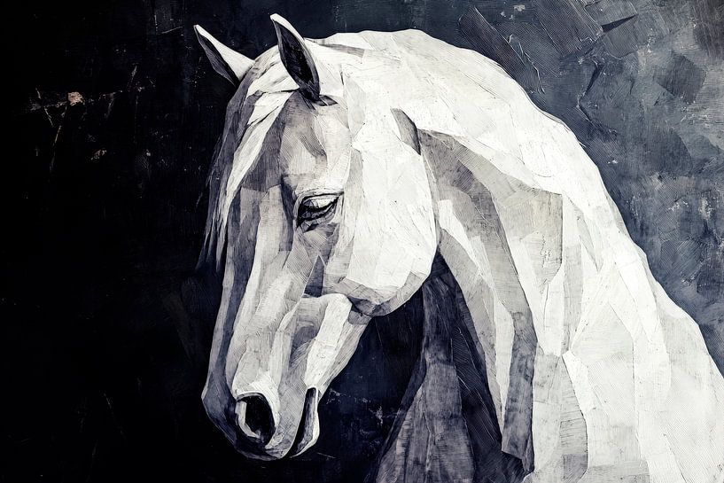 IJzerschimmel in schaduwlicht van Poster Art Shop