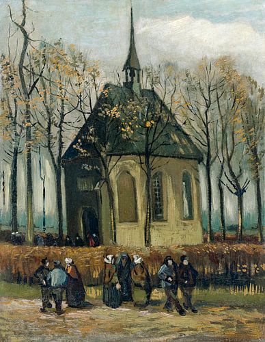 Gemeente die de Gereformeerde Kerk in Nuenen verlaat, Vincent van Gogh