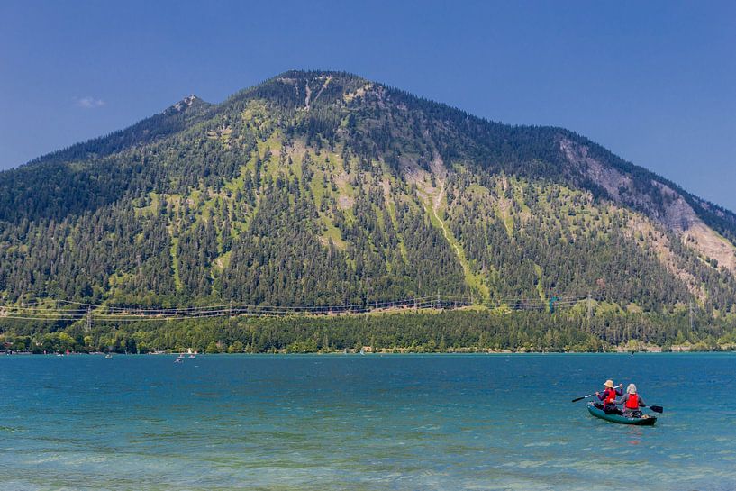 Beautiful lake landscape at the Walchensee by Oliver Hlavaty