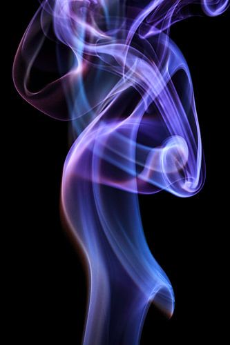 Beautiful Smoke on a black backdrop.