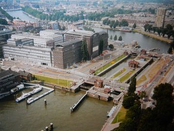 Rotterdam 1995 uitzicht vanaf Euromast van Joke te Grotenhuis