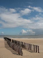 Waterbrekers met uitzicht op de boulevard Vlissingen