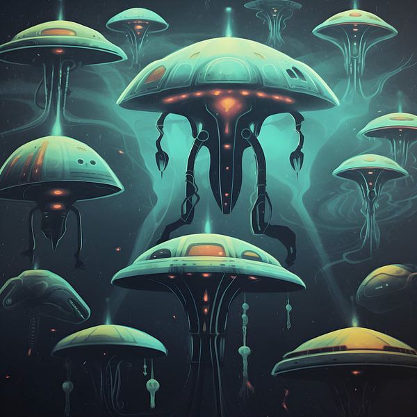 Moteurs de l'inconnu par Vythryd Arts