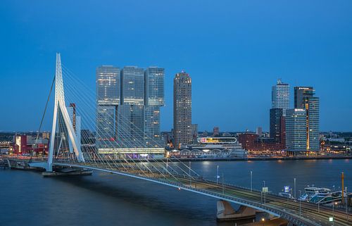 De skyline van Rotterdam