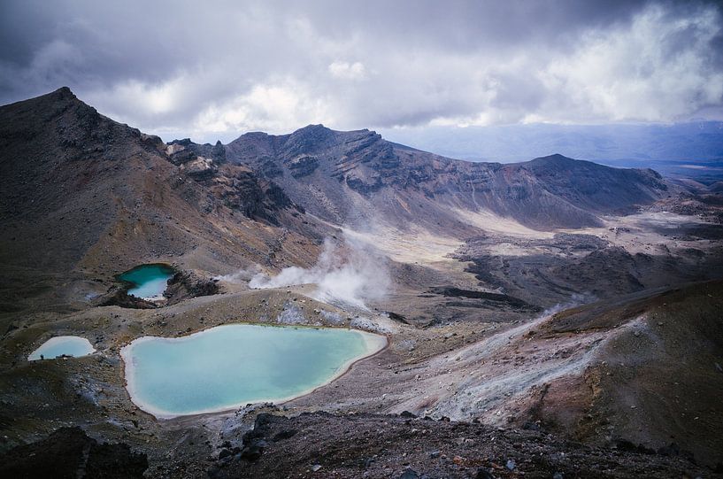 Emerald Lakes, Tongariro National Park by Jasper van der Meij