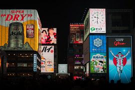 Neon dromen in Osaka: een rel van kleur in Dotonbori