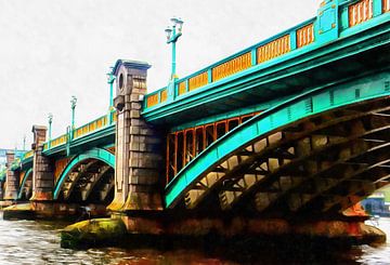 Southwark Bridge Londen van Dorothy Berry-Lound