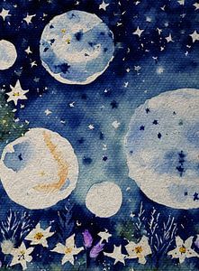 Boho Moon mit Girlande Nr.07 |The Bohemian Vintage Collection
